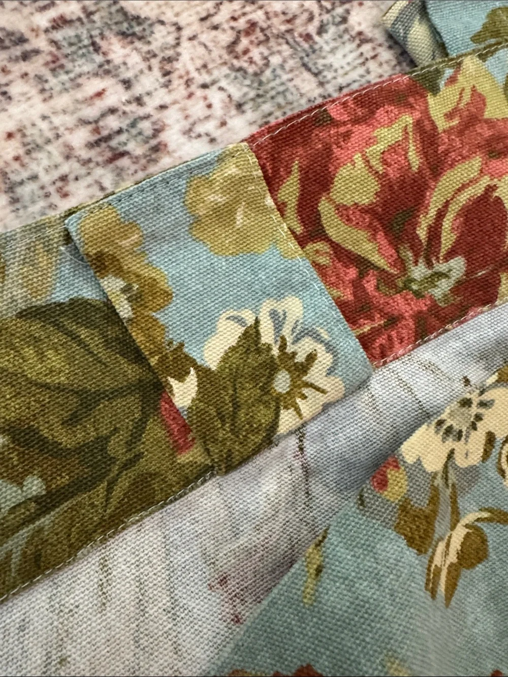 2 Waverly Floral Engagement Printed Cotton 84” Curtain Panels in Woodland